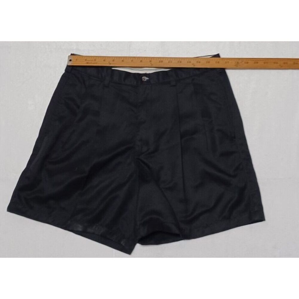 Grand Slam Mens Golf Shorts Black Pleated Front Size 34‎ Classic Fit Casual